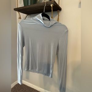 Light sky blue turtle neck